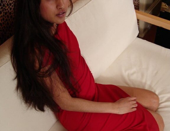 rotes kleid 020 Ich im roten Kleid